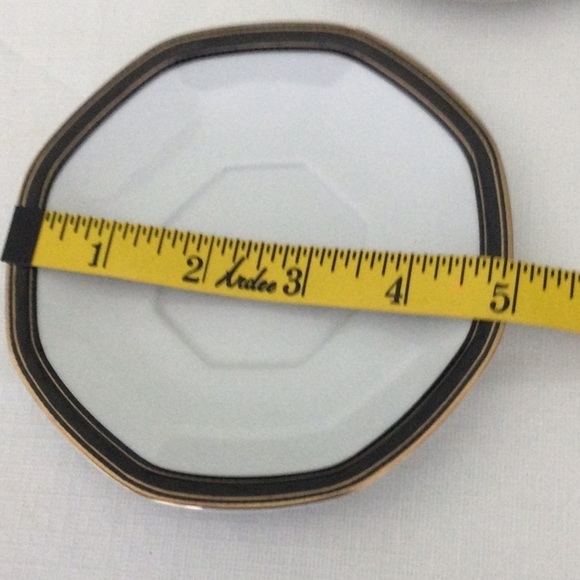 Two Christopher Stuart Black Dress Demitasse Cups like New - Picture 4 of 5